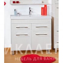 Тумба с раковиной для ванной Бриклаер Чили 90 Тумба с раковиной для ванной Бриклаер Чили 90