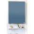 Зеркало-шкаф для ванной Бриклаер Карибы 50 светлая лиственница-small