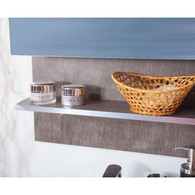 Комплект мебели для ванной Бриклаер Карибы 60 сатин/дуб антик-1
