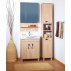Комплект мебели для ванной Бриклаер Сиенна 65 дуб бордолино--small-1