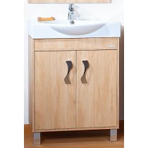 Тумба с раковиной для ванной Бриклаер Сиенна 65 дуб бордолино Тумба с раковиной для ванной Бриклаер Сиенна 65 дуб бордолино