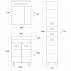 Комплект мебели для ванной Onika Балтика-Квадро 70.10--small-1