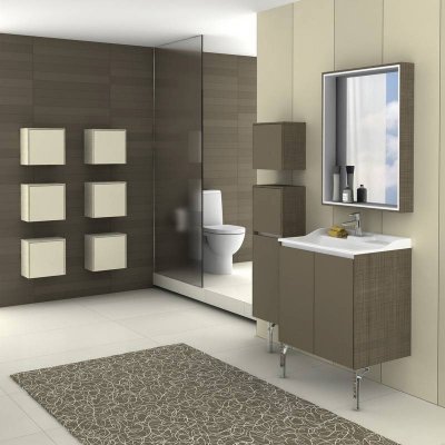 Комплект мебели для ванной Акватон Фабиа 65 М корица