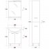 Комплект мебели для ванной Onika Коралл 47.10--small-1
