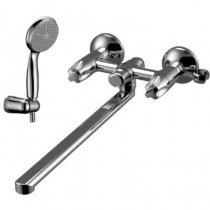 Смеситель LeMark LOTUS LM2701C универсальный с плоским изливом 350 мм