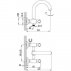 Смеситель LeMark PALLADA LM2602C для ванны настенный с коротким поворотным изливом--small-1