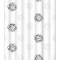 Штора для ванной комнаты LeMark Grey knots C1820P001