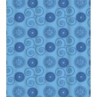 Штора для ванной комнаты LeMark Infinite blue C2018T028