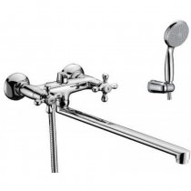 Смеситель LeMark STANDARD LM2112C универс.с плоским изливом и поворотн.перекл.