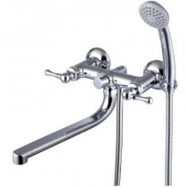 Смеситель LeMark plus BALANCE LM1312C универсальный с плоским изливом 250 мм