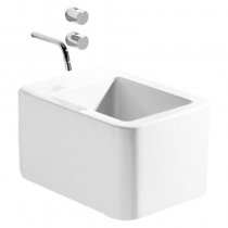 Биде подвесное Roca Element 357575000 с намеченным отверстием для смесителя Биде подвесное Roca Element 357575000 с намеченным отверстием для смесителя