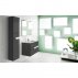 Комплект мебели для ванной Roca Victoria Nord Black Edition 80 черная--small-3