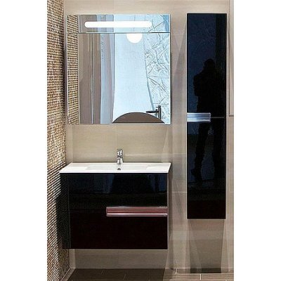 Зеркало-шкаф для ванной Roca Victoria Nord Black Edition 80-1