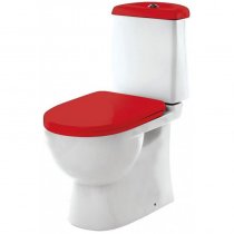Унитаз-компакт Sanita luxe Best Color Red SL УнBL R с микролифтом Унитаз-компакт Sanita luxe Best Color Red SL УнBL R с микролифтом