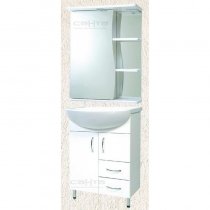 Комплект мебели для ванной СанТа Сити 60 c 2 ящиками с подсветкой Комплект мебели для ванной СанТа Сити 60 c 2 ящиками с подсветкой