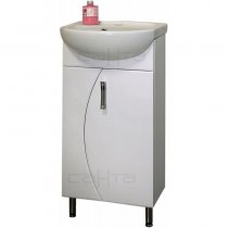 Тумба с раковиной для ванной СанТа Эколайн 40