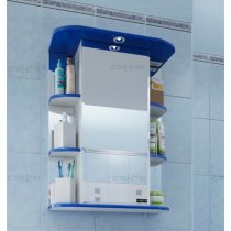 Шкаф-Зеркало для ванной СанТа Герда 55 свет синий Шкаф-Зеркало для ванной СанТа Герда 55 свет синий