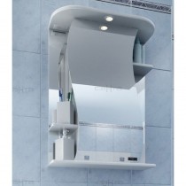 Шкаф-Зеркало для ванной СанТа Лира 65 с подсветкой Шкаф-Зеркало для ванной СанТа Лира 65 с подсветкой