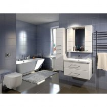 Комплект мебели для ванной Санта Омега 80 подвесной Комплект мебели для ванной Санта Омега 80 подвесной
