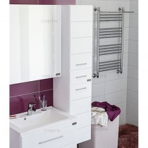 Шкаф-Пенал для ванной комнаты Санта Омега 30 подвесной Шкаф-Пенал для ванной комнаты Санта Омега 30 подвесной