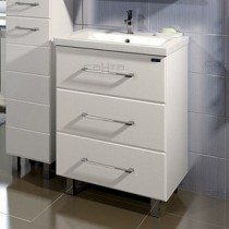 Тумба с раковиной для ванной Санта Омега 60 напольная Тумба с раковиной для ванной Санта Омега 60 напольная