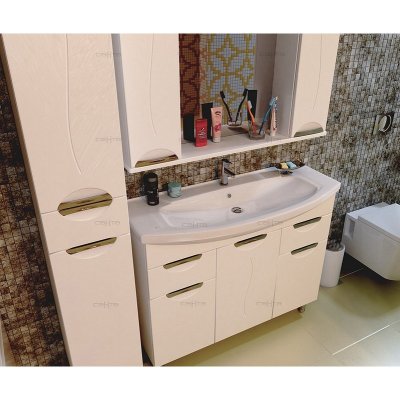 Комплект мебели для ванной СанТа Полис 85-2