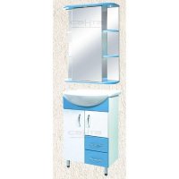 Комплект мебели для ванной СанТа Уют 55 c 2 ящиками с подсветкой