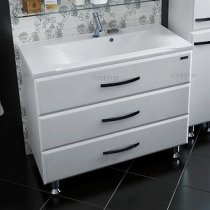 Тумба с раковиной для ванной Санта Виктория 100 М напольная Тумба с раковиной для ванной Санта Виктория 100 М напольная