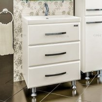 Тумба с раковиной для ванной Санта Виктория 60 К напольная