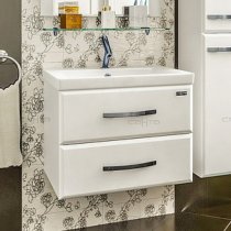 Тумба с раковиной для ванной Санта Виктория 60 К подвесная