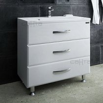 Тумба с раковиной для ванной Санта Виктория 80 М напольная