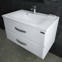 Тумба с раковиной для ванной Санта Виктория 80 М подвесная