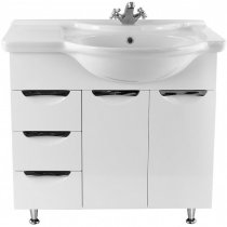 Тумба с раковиной для ванной Vod-ok Лира 90