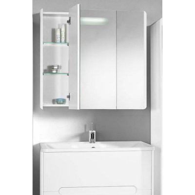 Шкаф-Зеркало для ванной Vod-ok Флорена 100-4