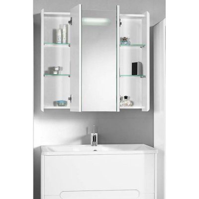 Шкаф-Зеркало для ванной Vod-ok Флорена 100-1