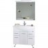 Комплект мебели для ванной Vod-ok Альфа 90 с бельевой корзиной-small