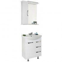 Комплект мебели для ванной Vod-ok Лира 65 с 3-мя ящиками