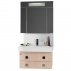 Комплект мебели для ванной Vod-ok Квадро 80 подвесной--small-1