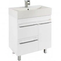 Тумба с раковиной для ванной Vod-ok Мальта 70 с ящиками