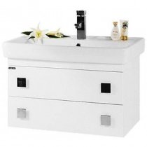 Тумба с раковиной для ванной Vod-ok Квадро 70 подвесная