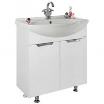 Тумба с раковиной для ванной Vod-ok Лира 65 с 2-мя дверцами Тумба с раковиной для ванной Vod-ok Лира 65 с 2-мя дверцами