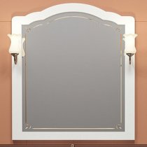 Зеркало Opadiris Лоренцо 100 белый матовый