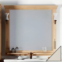 Зеркало Opadiris Риспекто 105 слоновая кость Зеркало Opadiris Риспекто 105 слоновая кость