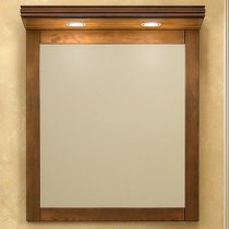 Зеркало Opadiris Мираж 80 светлый орех