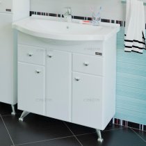 Тумба с раковиной для ванной СанТа Альтаир 85