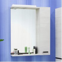 Зеркало-шкаф Sanflor Торонто 75 венге, северное дерево светлое