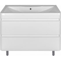 Тумба с раковиной Style Line Атлантика 100 Люкс Plus напольная, антискрейч