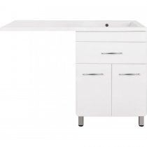 Тумба с раковиной Style Line Валеро 60 Люкс Plus , белая