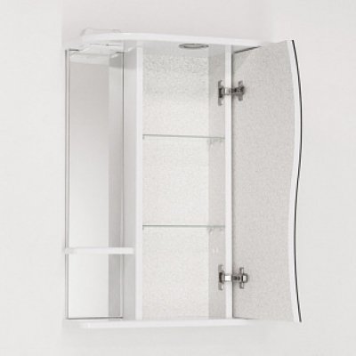 Зеркало-шкаф Style Line Эко Волна Лорена 55/С белый-1