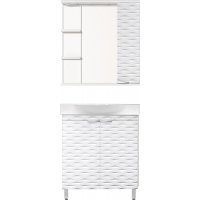 Комплект мебели для ванной  Style Line Папирус - 70 БЕЛЫЙ ЛЮКС